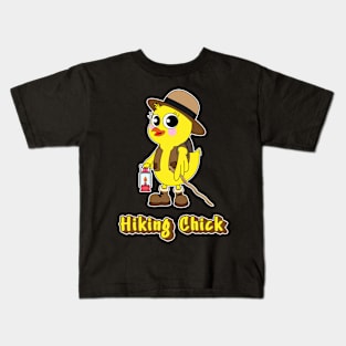 Hiking Chick Kids T-Shirt